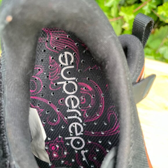 Nike Women's Superrep Cycle Tiger Indoor Cycling Shoes Size 7 CJ0775 Orange/blk - Picture 6 of 6